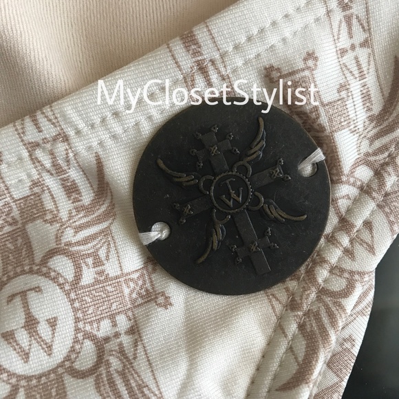 Thomas Wylde CROSS Bikini NEW! $285 2-PC Triangle Insignia Swimsuit NWT xs-s - Picture 6 of 7